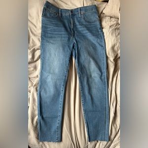Madewell 11” High-Rise Skinny Crop Jeans